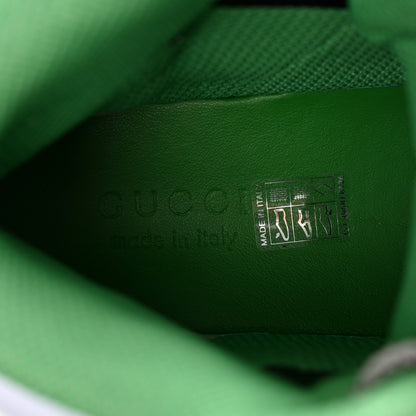 Gucci Demetra Mens Basket High Top Sneakers 8 Holly Green Great White Black 9 of 28