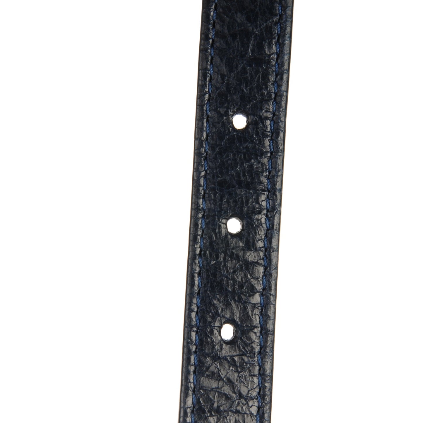 Agneau Giant 12 Gold Hardware Triple Tour Bracelet S Bleu Obscur