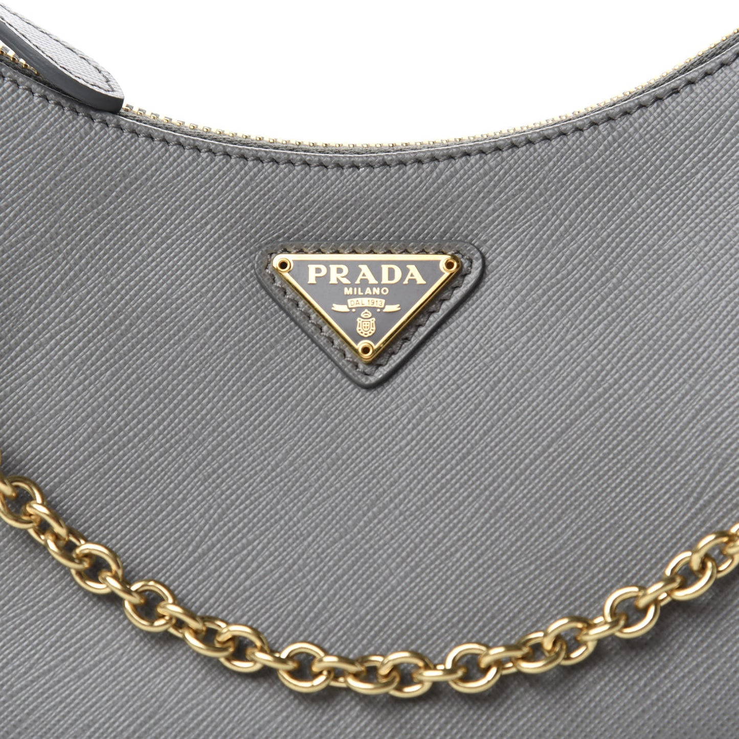 Saffiano Re-Edition 2005 Shoulder Bag Ardesia
