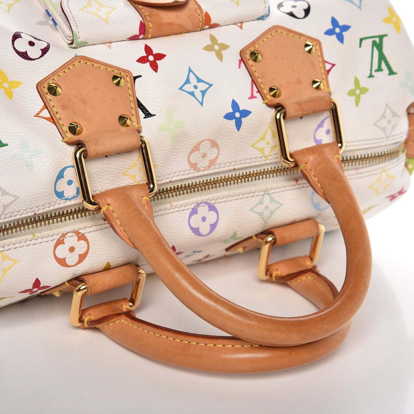 Monogram Multicolor Speedy 30 White