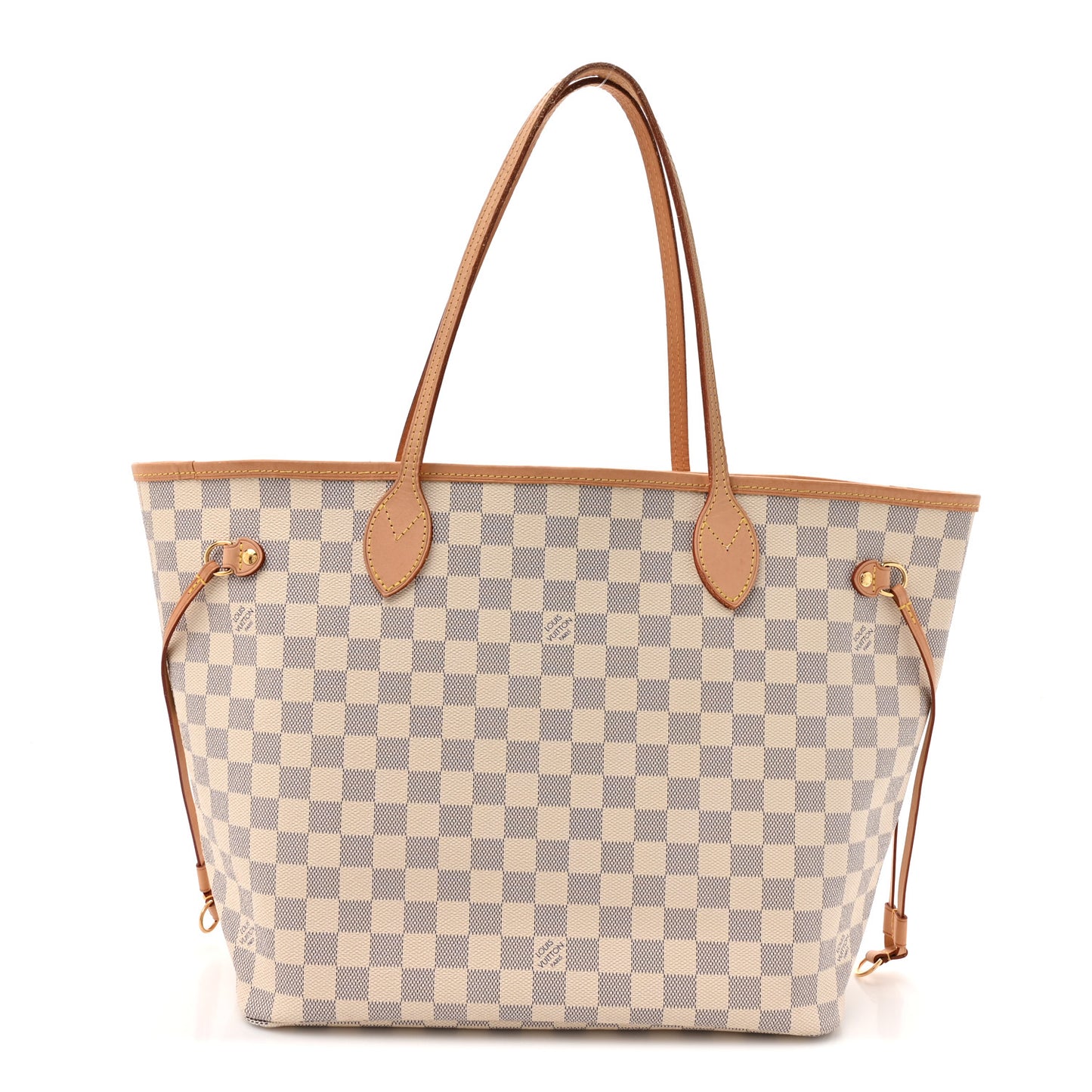 Damier Azur Neo Neverfull MM Rose Ballerine
