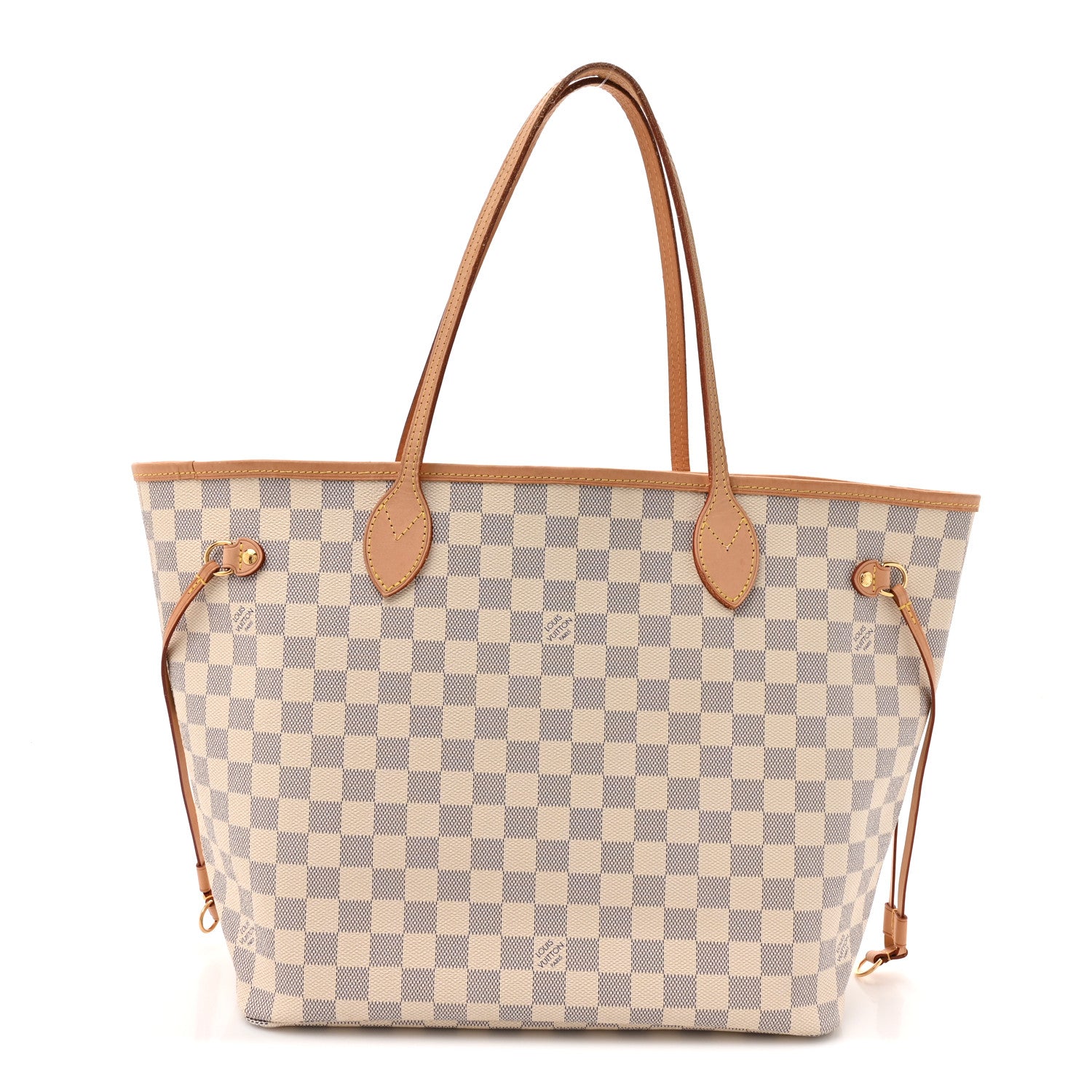 Louis Vuitton Damier Azur Neo Neverfull MM Rose Ballerine 1 of 14