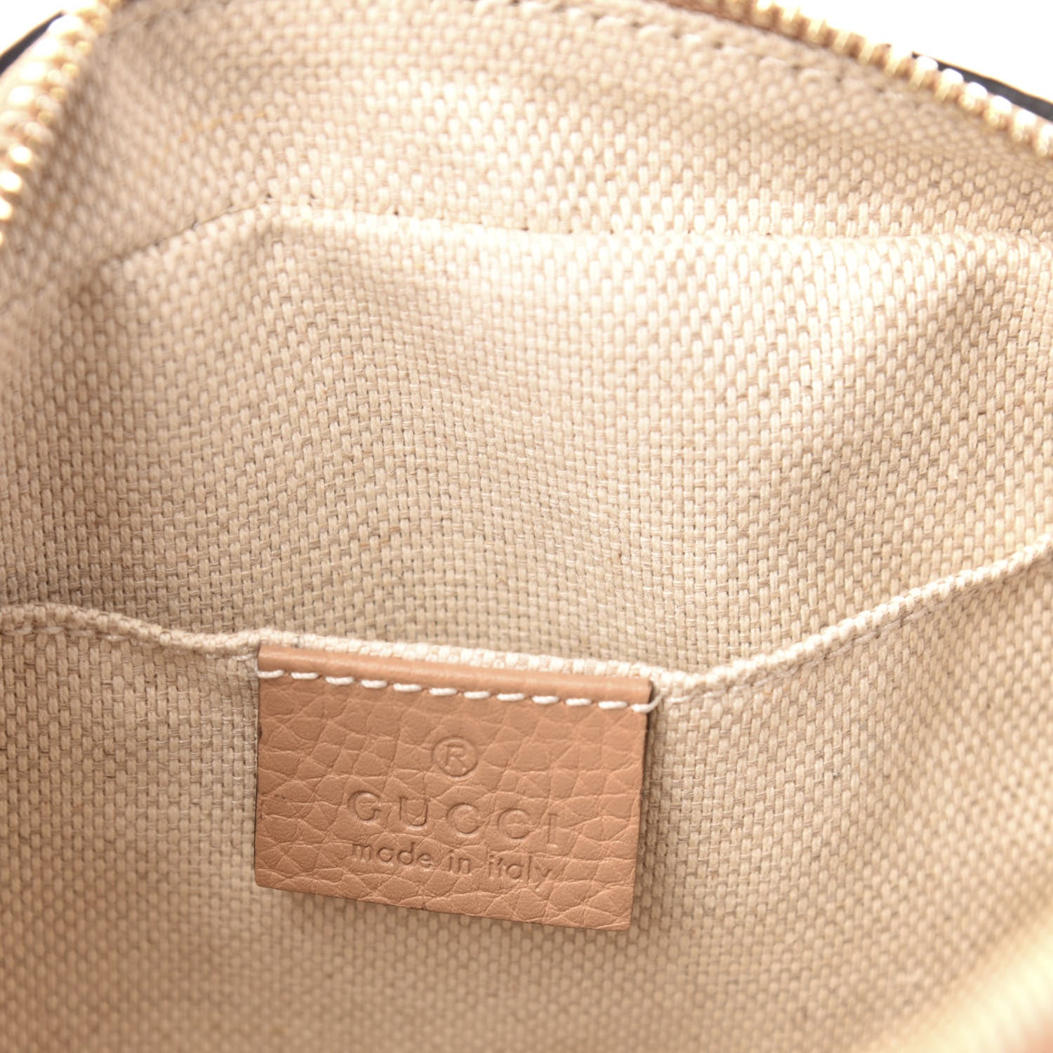 Gucci Pebbled Calfskin Small Soho Disco Bag Rose Beige 6 of 11