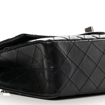 Chanel Aged Calfskin Quilted 2.55 Reissue 225 Flap Black 9 of 15