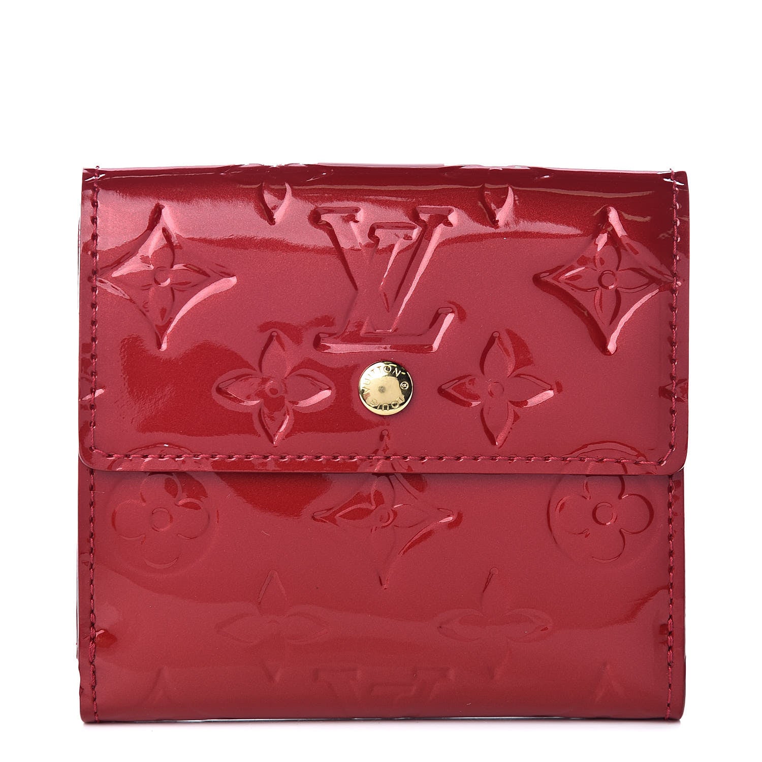 Louis Vuitton Vernis Elise Wallet Pomme D'Amour 1 of 7