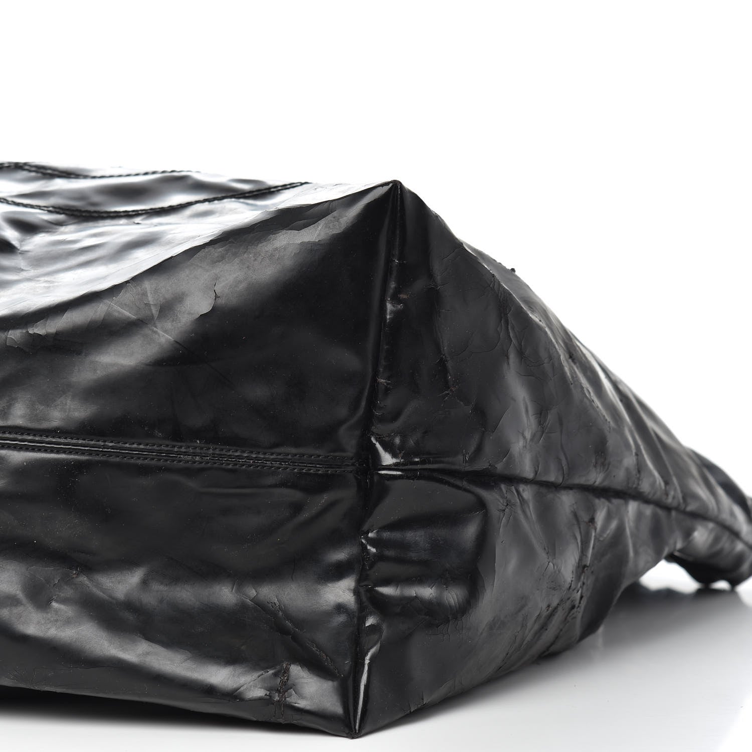 Chanel Vinyl XL Coco Cabas Black 9 of 15