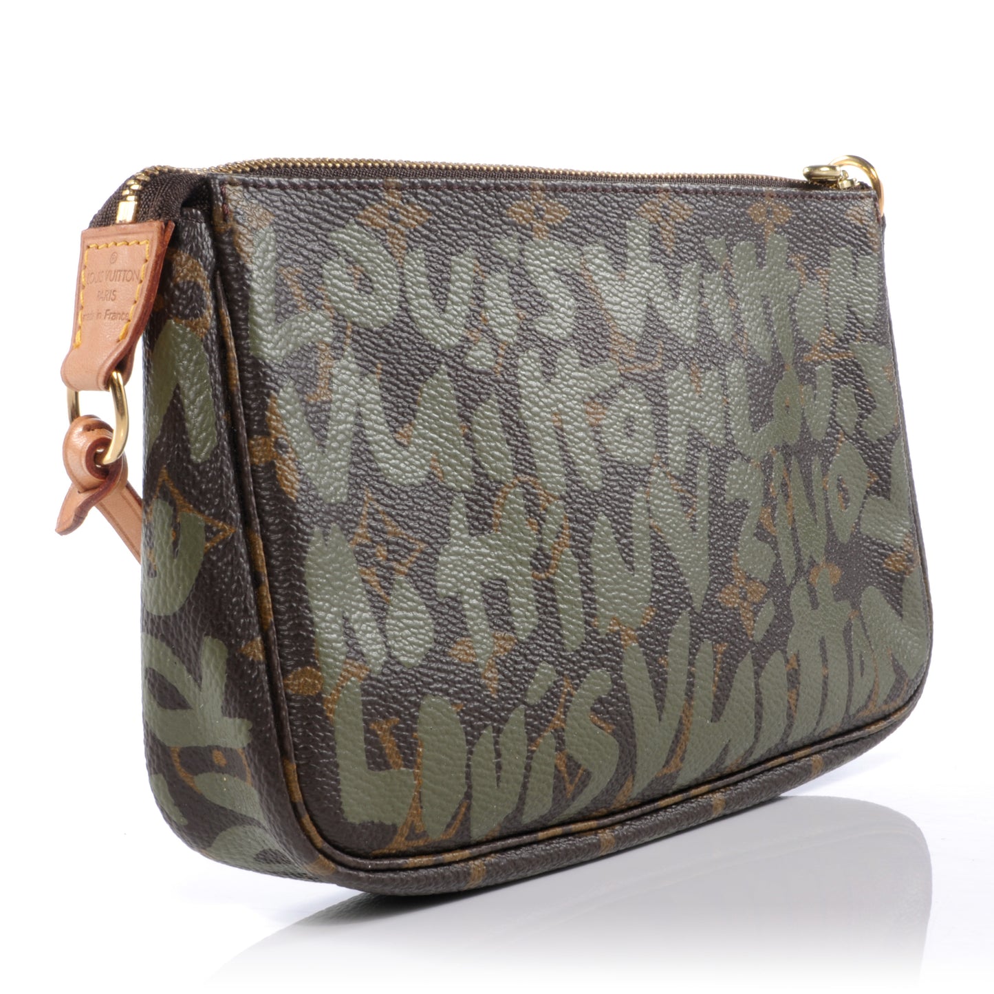 Monogram Graffiti Pochette Accessories Kaki