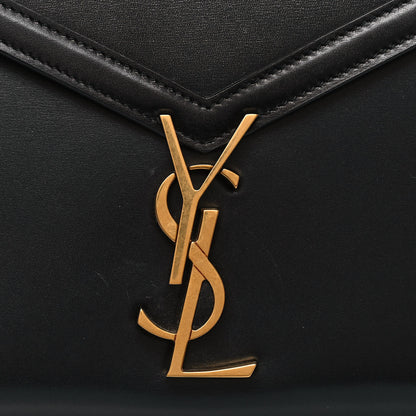 Saint Laurent Smooth Calfskin Medium Classic Monogram Cassandra Top Handle Black Rouge Legion 13 of 13