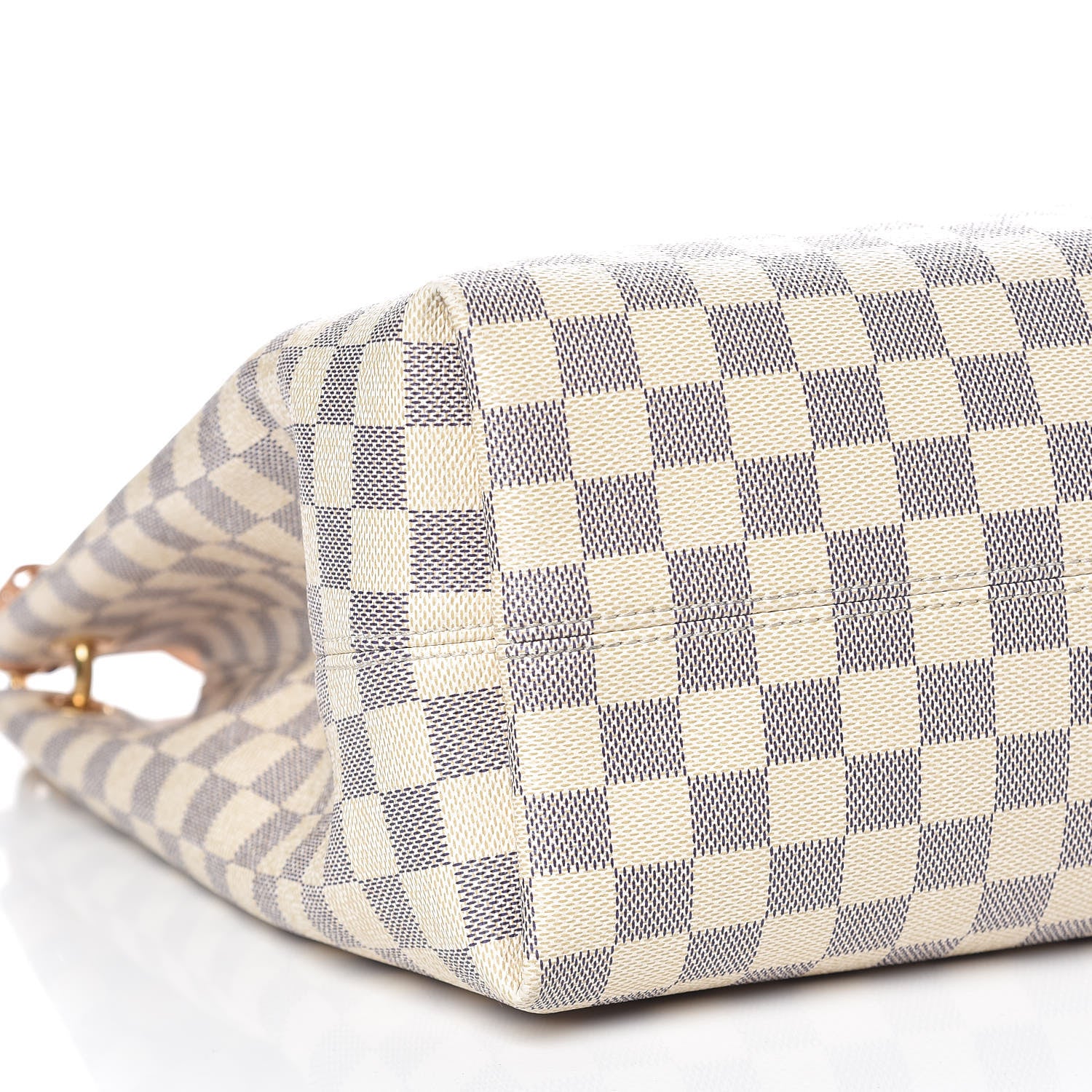 Louis Vuitton Damier Azur Graceful MM Rose Ballerine 10 of 13