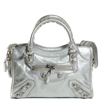 Balenciaga Agneau Giant 12 Silver Hardware Mini City Gris Aluminum 1 of 10