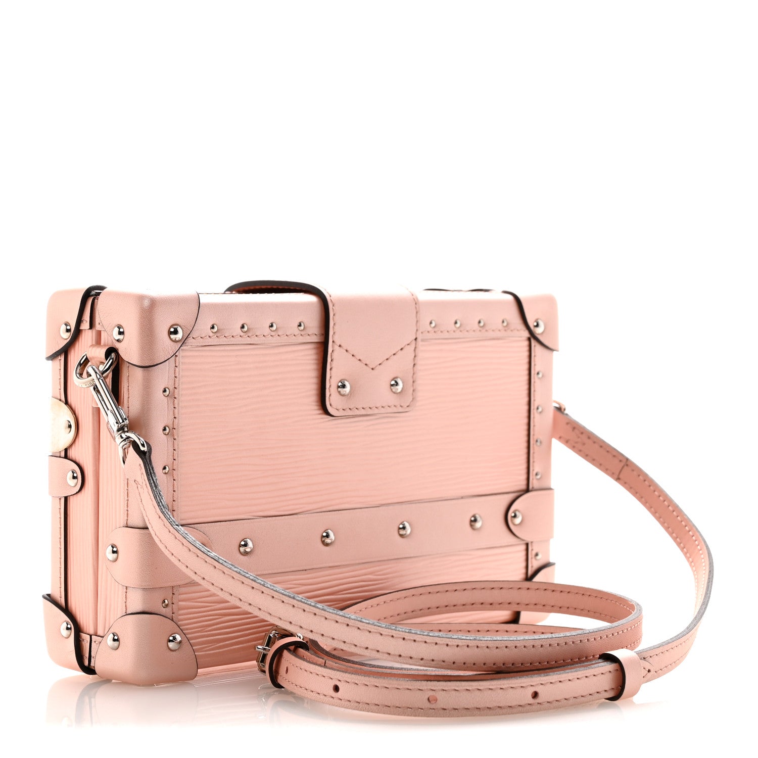 Louis Vuitton Epi Petite Malle Rose Nacre 3 of 9