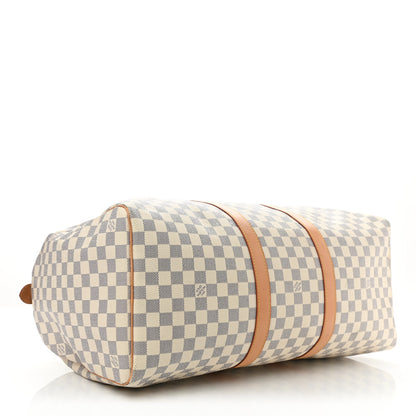 Louis Vuitton Damier Azur Keepall 50 4 of 10