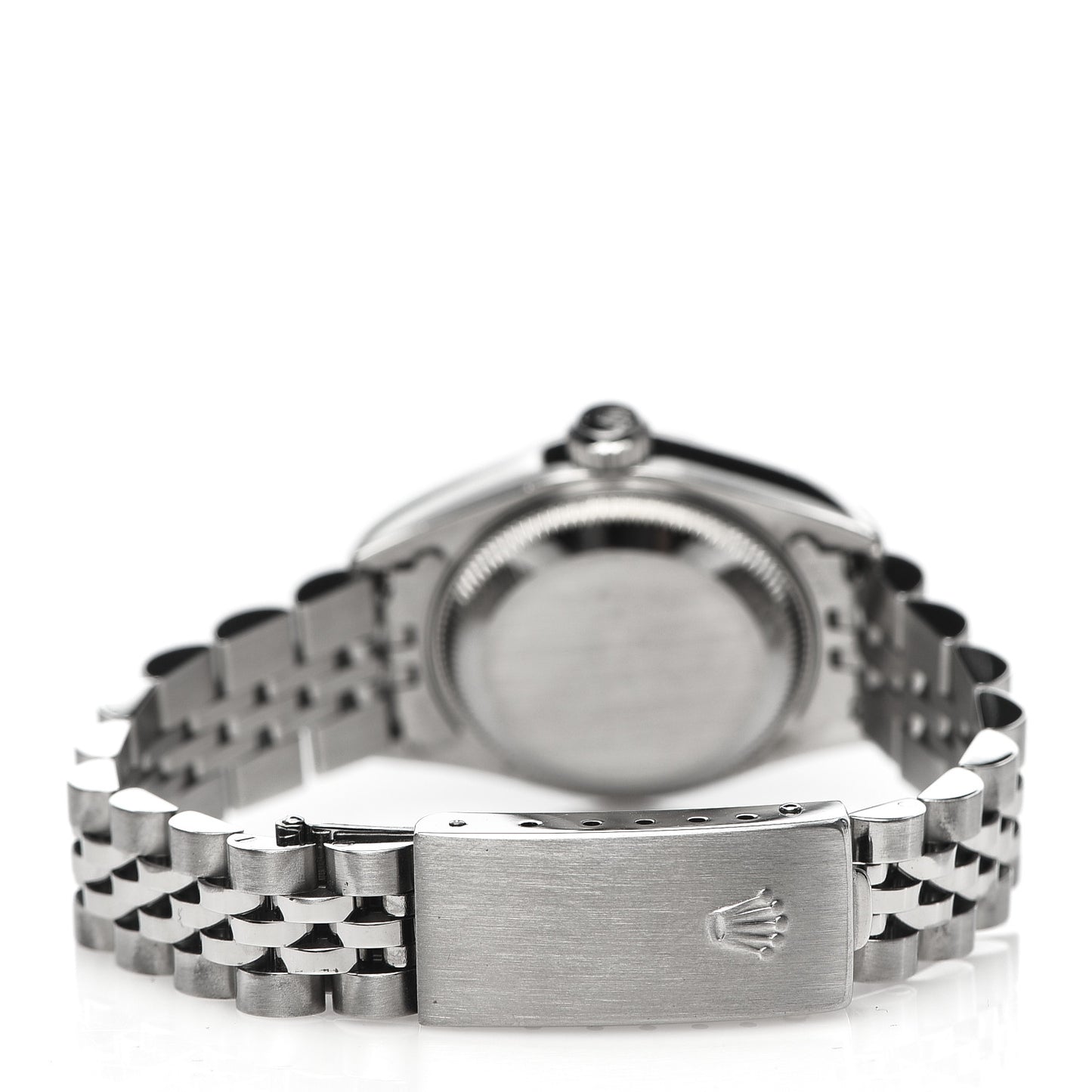 Stainless Steel 18K White Gold Diamond 26mm Oyster Perpetual Datejust Watch Silver Jubilee 79174