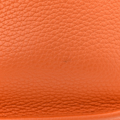 Hermes Taurillon Clemence Amazone Evelyne TPM Orange Peony 11 of 11
