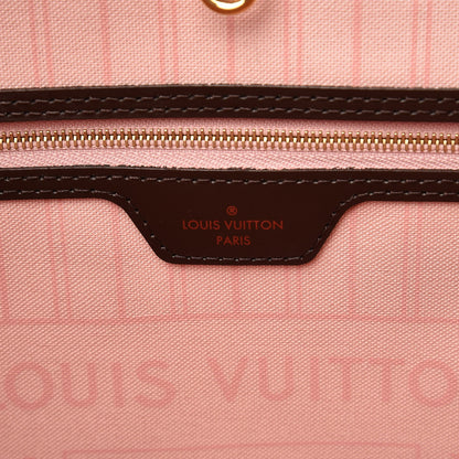 Louis Vuitton Damier Ebene Neo Neverfull MM Rose Ballerine 8 of 11