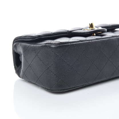 Chanel Caviar Quilted Mini Rectangular Flap Black 5 of 9