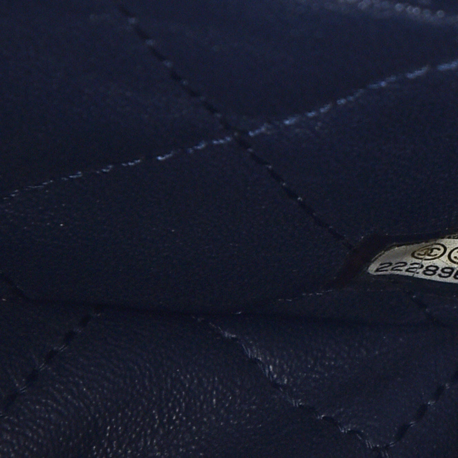 Chanel Calfskin Stitched Large Urban Luxury Drawstring Backpack Navy Blue 8 of 9