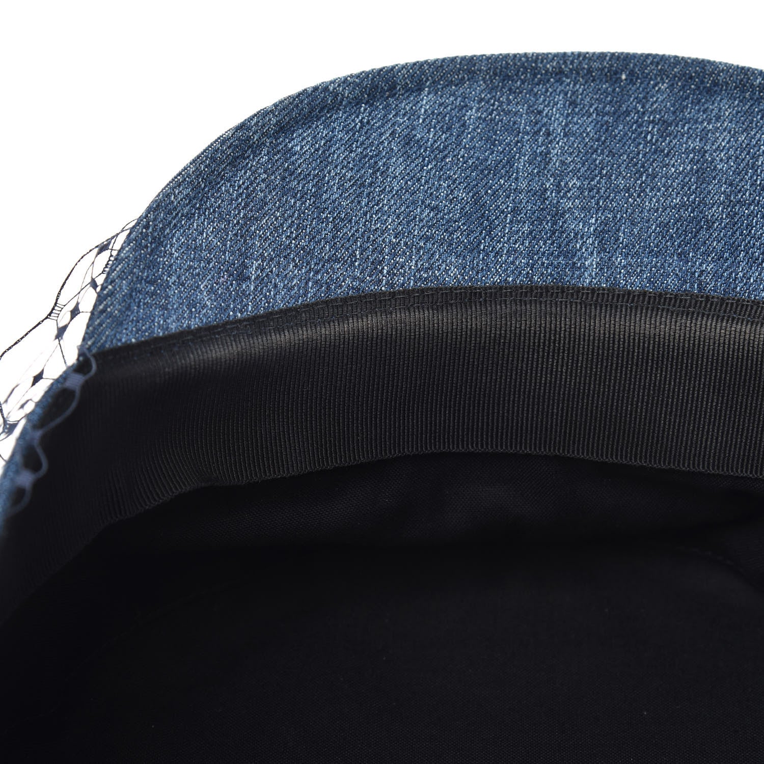 Christian Dior Denim Arty Veil Cap 58 Blue 5 of 6