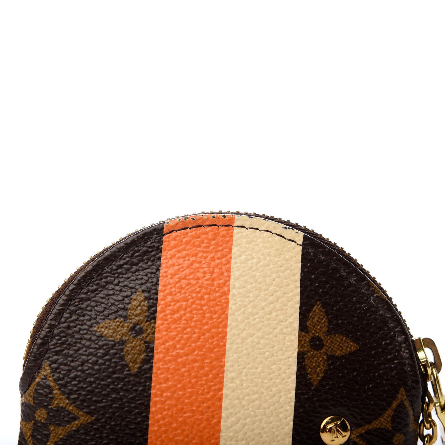 Monogram Groom Round Coin Purse