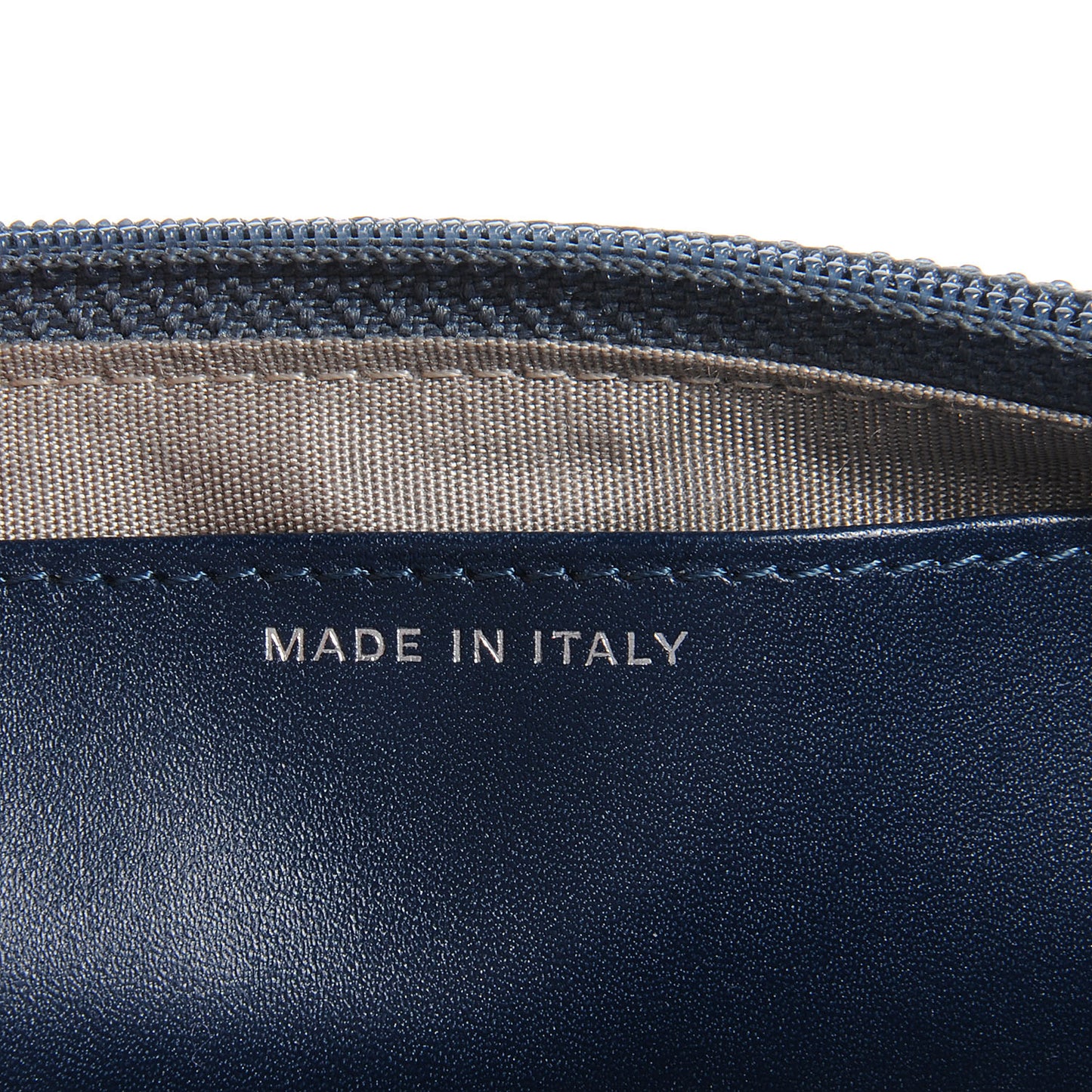 Caviar Half Moon Wallet On Chain WOC Blue