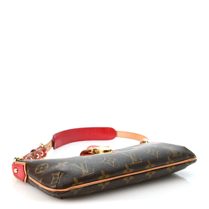 Louis Vuitton Lizard Monogram Cerises Pochette 3 of 9