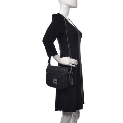 MCM Visetos Small Patricia Crossbody Bag Black 2 of 10
