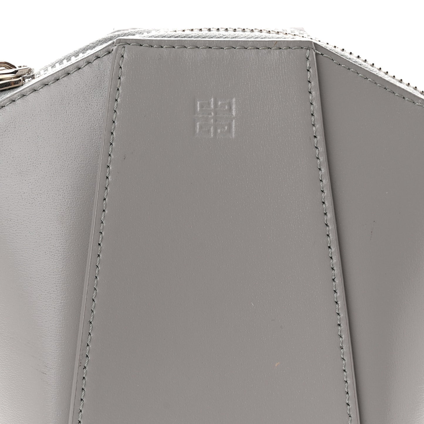 Calfskin Mini Vertical Antigona Grey