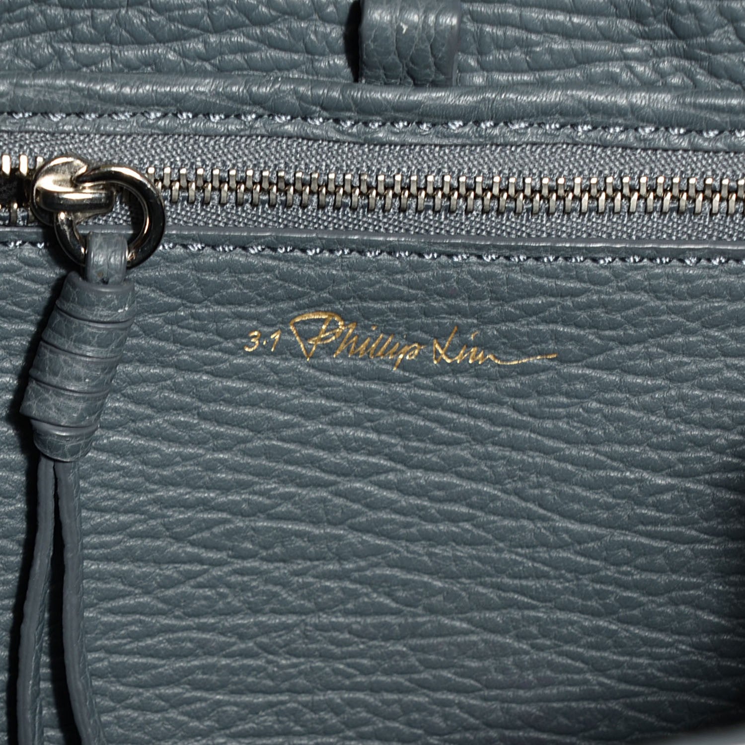 3.1 Phillip Lim 3.1 Textured Calfskin Mini Pashli Satchel Storm 6 of 22