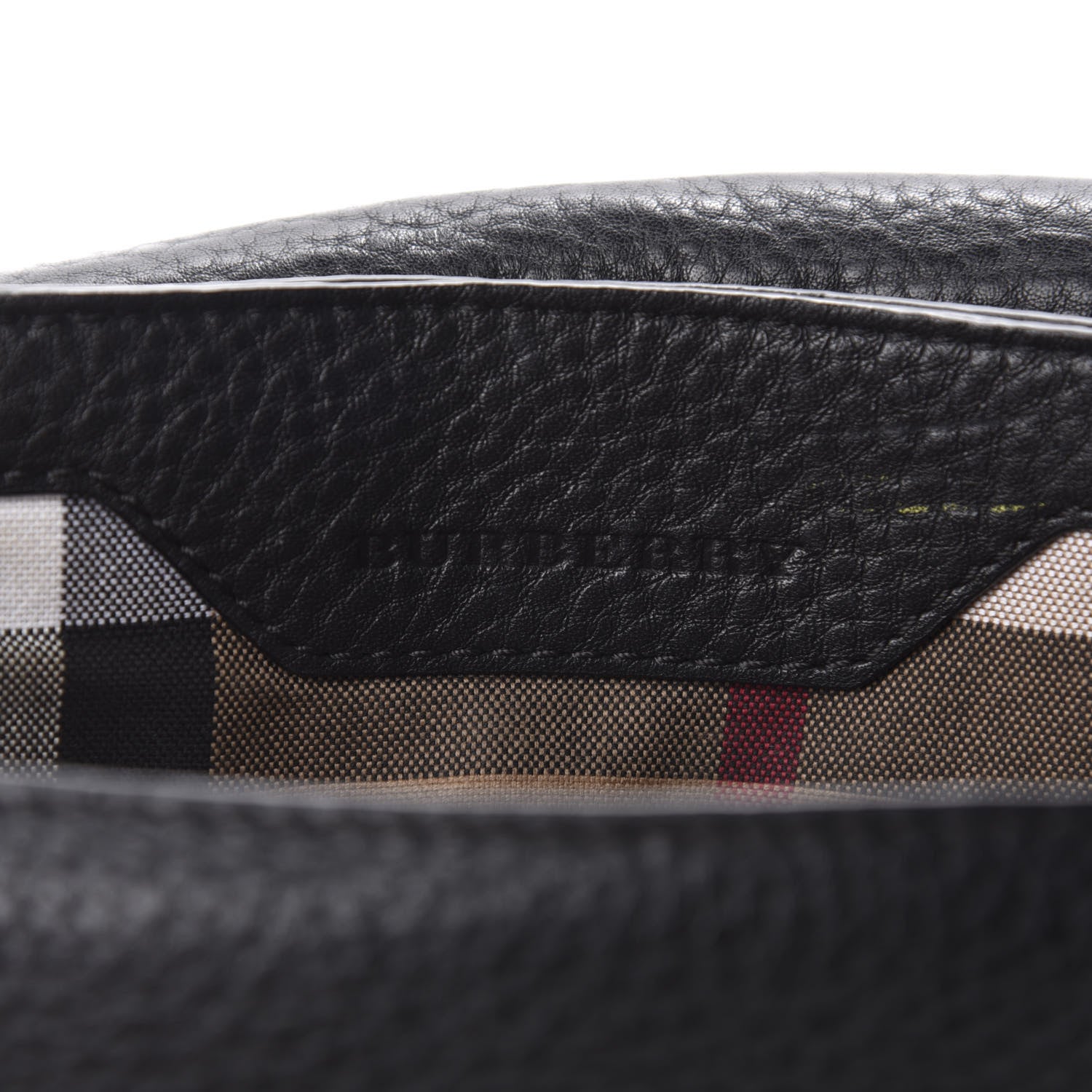 Burberry Grained Calfskin Eyelet Small Zip Crossbody Bag Black 8 of 11