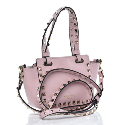 Valentino Garavani Vitello Micro Rockstud Tote Cipria 3 of 12
