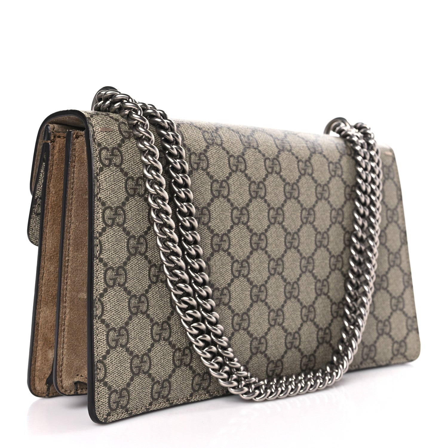 Gucci GG Supreme Monogram Small Dionysus Shoulder Bag Taupe 4 of 11