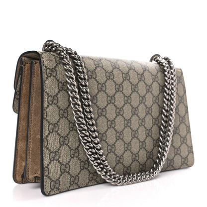 Gucci GG Supreme Monogram Small Dionysus Shoulder Bag Taupe 4 of 11