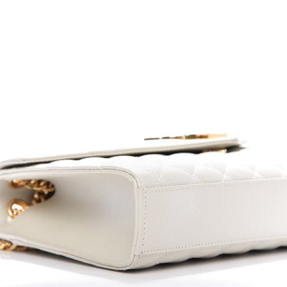 Saint Laurent Grain De Poudre Textured Mixed Matelasse Medium Triquilt Monogram Satchel Porcellana 6 of 8