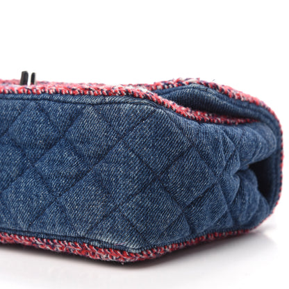 Chanel Denim Braided Mini Rectangular Flap Bag Blue 7 of 10