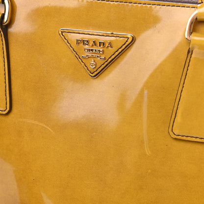 Prada Spazzolato Medium Double Zip Tote Sole Fume 17 of 17