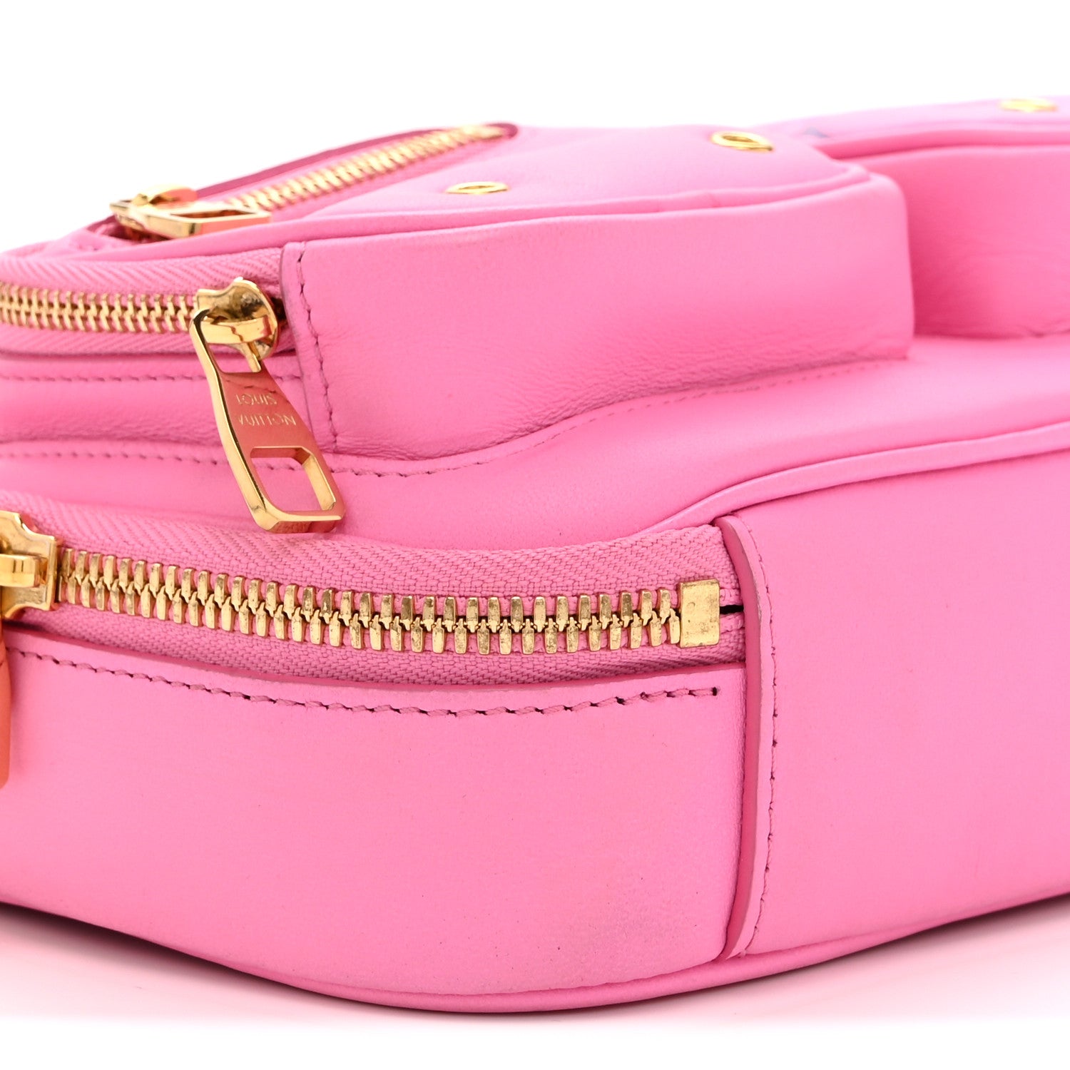 Louis Vuitton Calfskin Embossed Monogram Vuittamins Utility Crossbody Rose Violet 8 of 9