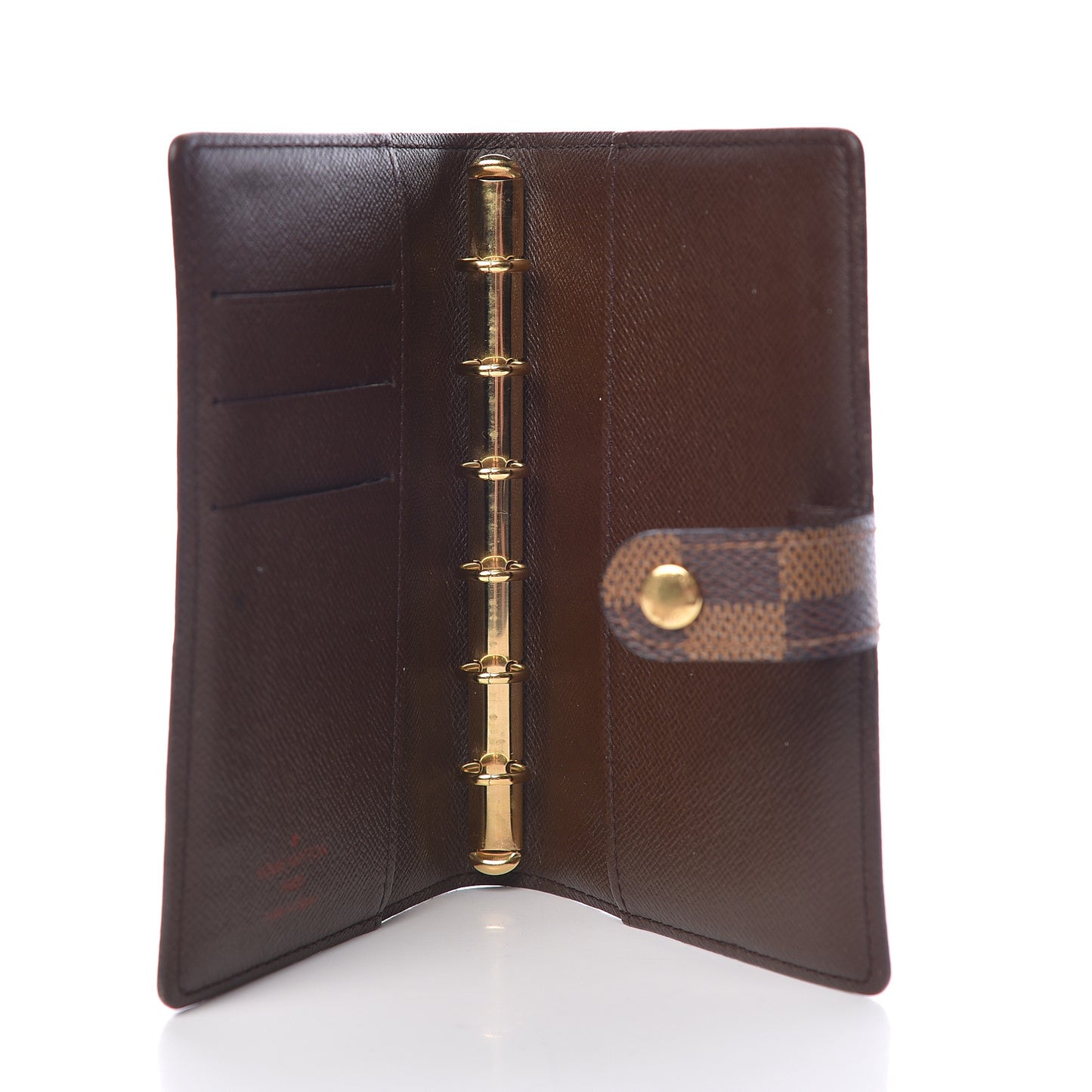 Damier Ebene Small Ring Agenda Cover