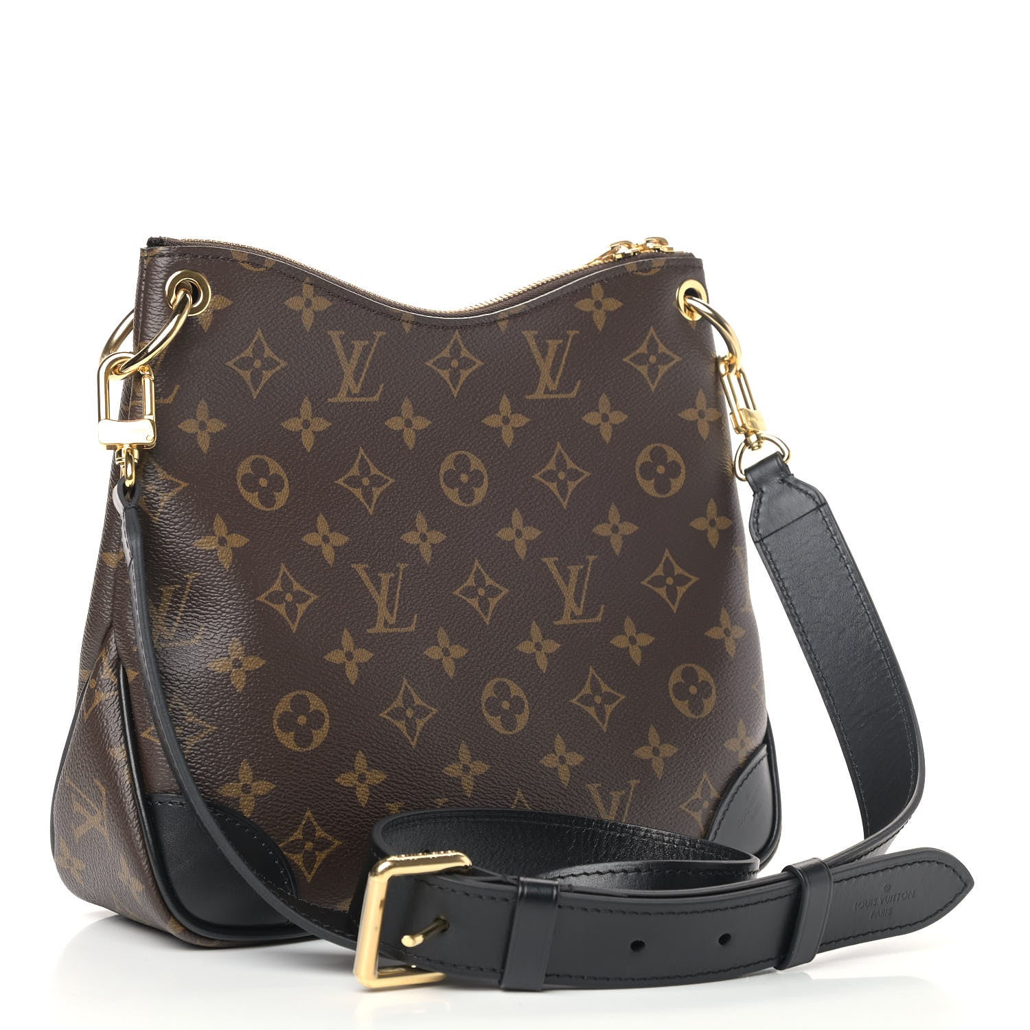 Louis Vuitton Monogram Odeon PM Black 2 of 4