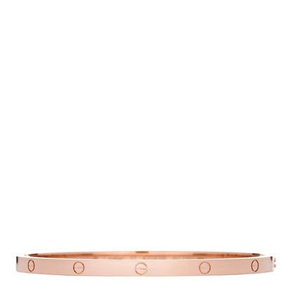 Cartier 18K Pink Gold Small LOVE Bracelet 17 1 of 8