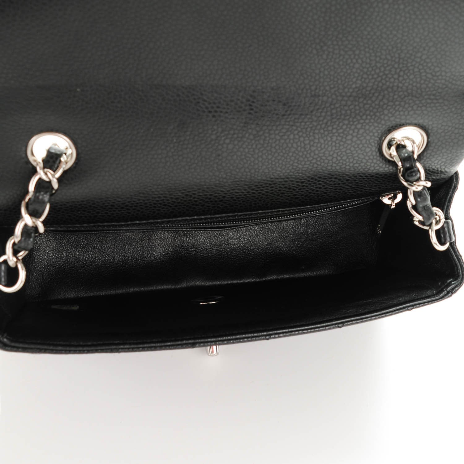Chanel Caviar Quilted Mini Rectangular Flap Black 5 of 7