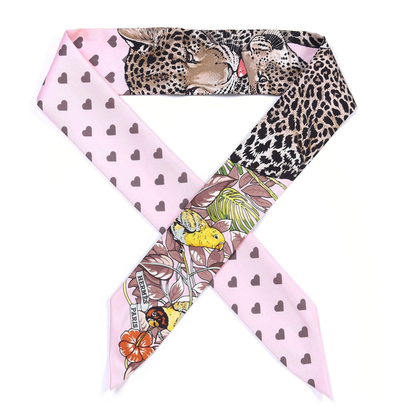 Silk Jungle Love Love Twilly Rose Pale Etoupe