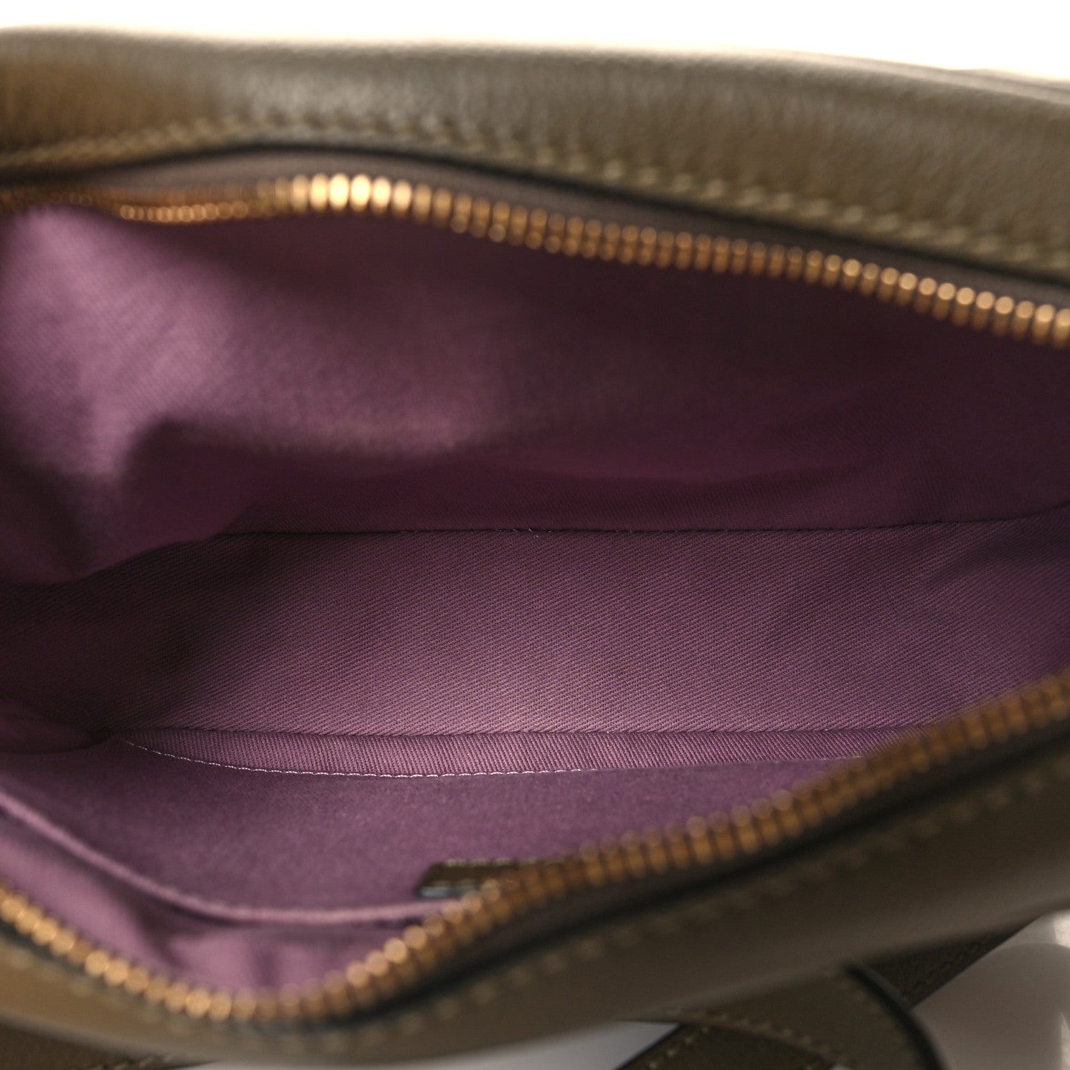 Versace Grained Calfskin Medusa Camera Bag Khaki 5 of 9