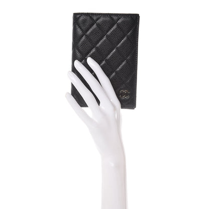 Chanel Caviar Quilted Passport Holder Black 2 of 8