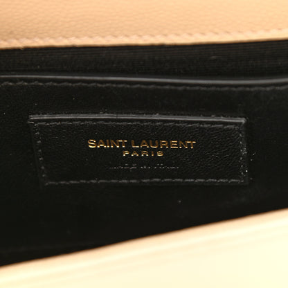 Saint Laurent Grain De Poudre Small Monogram Kate Satchel Nude Powder 6 of 8