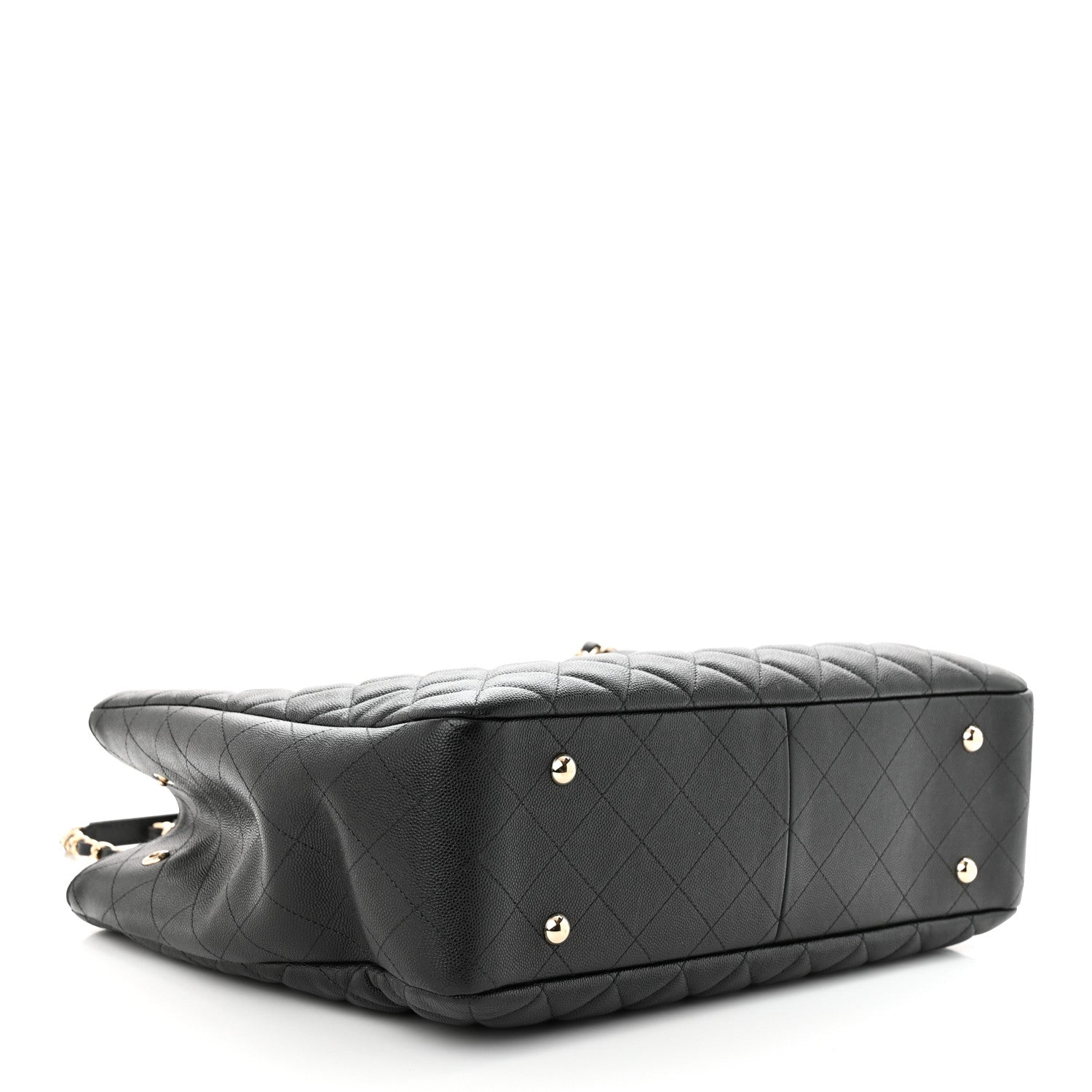 Chanel Caviar Quilted Large Shopping Tote Black 4 of 10