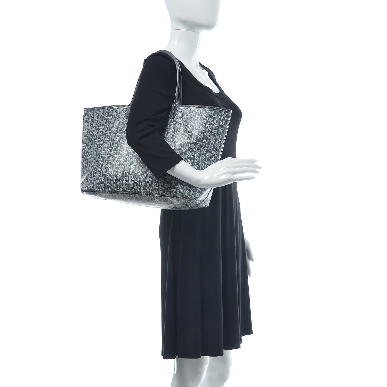 Goyard Goyardine Saint Louis PM Grey 2 of 9