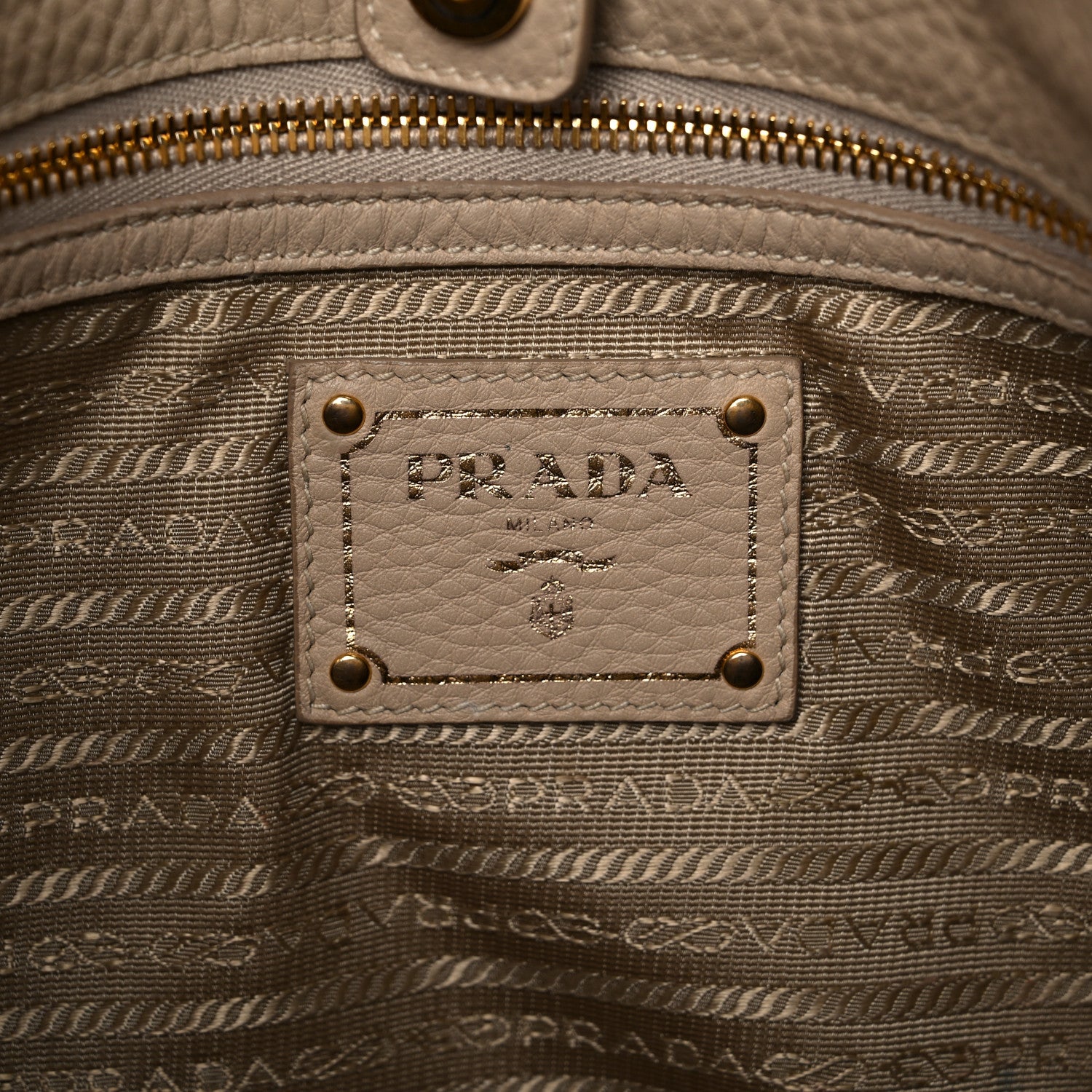 Prada Vitello Daino Side Pocket Hobo Sabbia 5 of 26