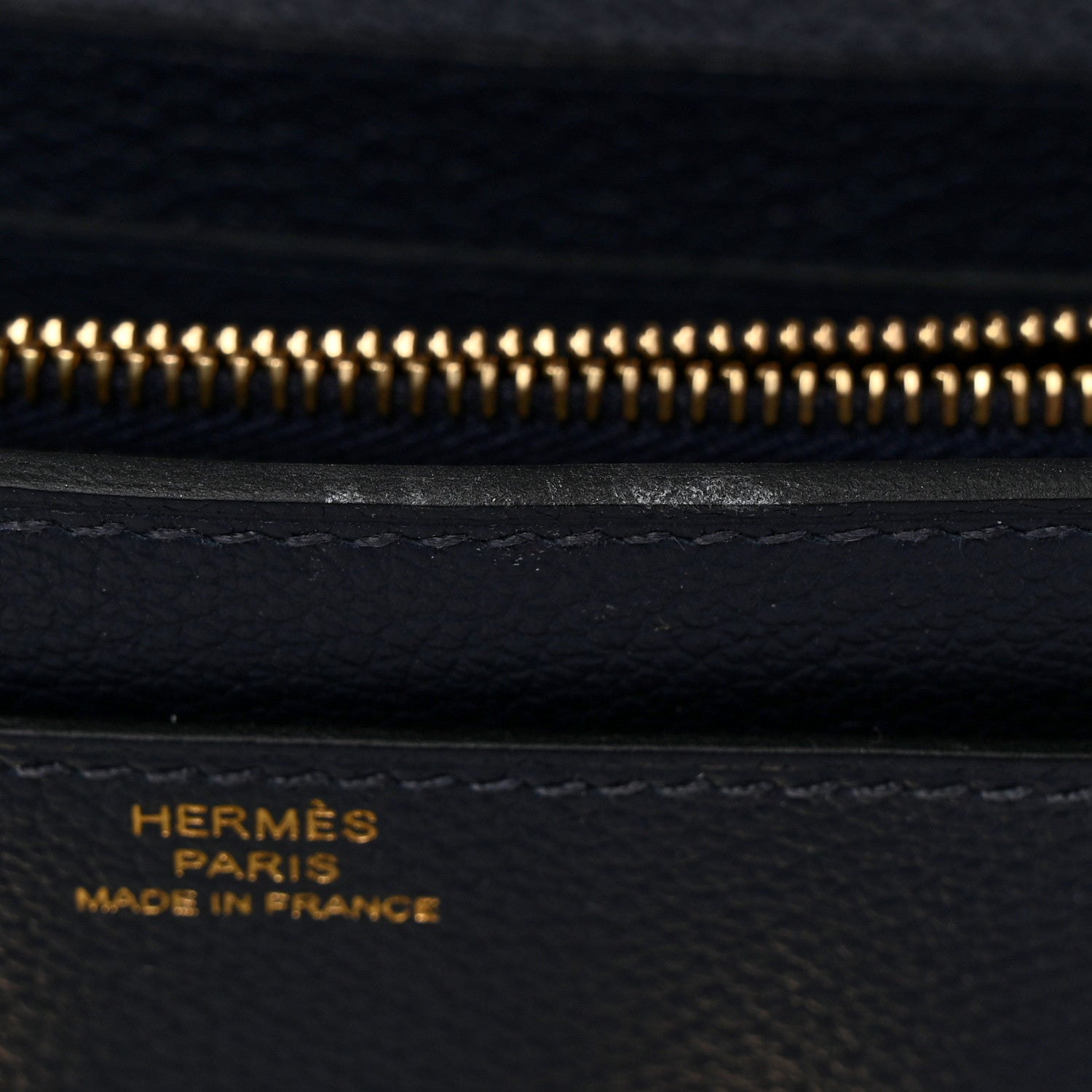Hermes Evercolor Constance Wallet To Go Bleu Nuit 10 of 11