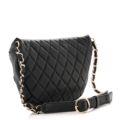 Chanel Caviar Quilted Business Affinity Waist Belt Bag Black 3 of 10