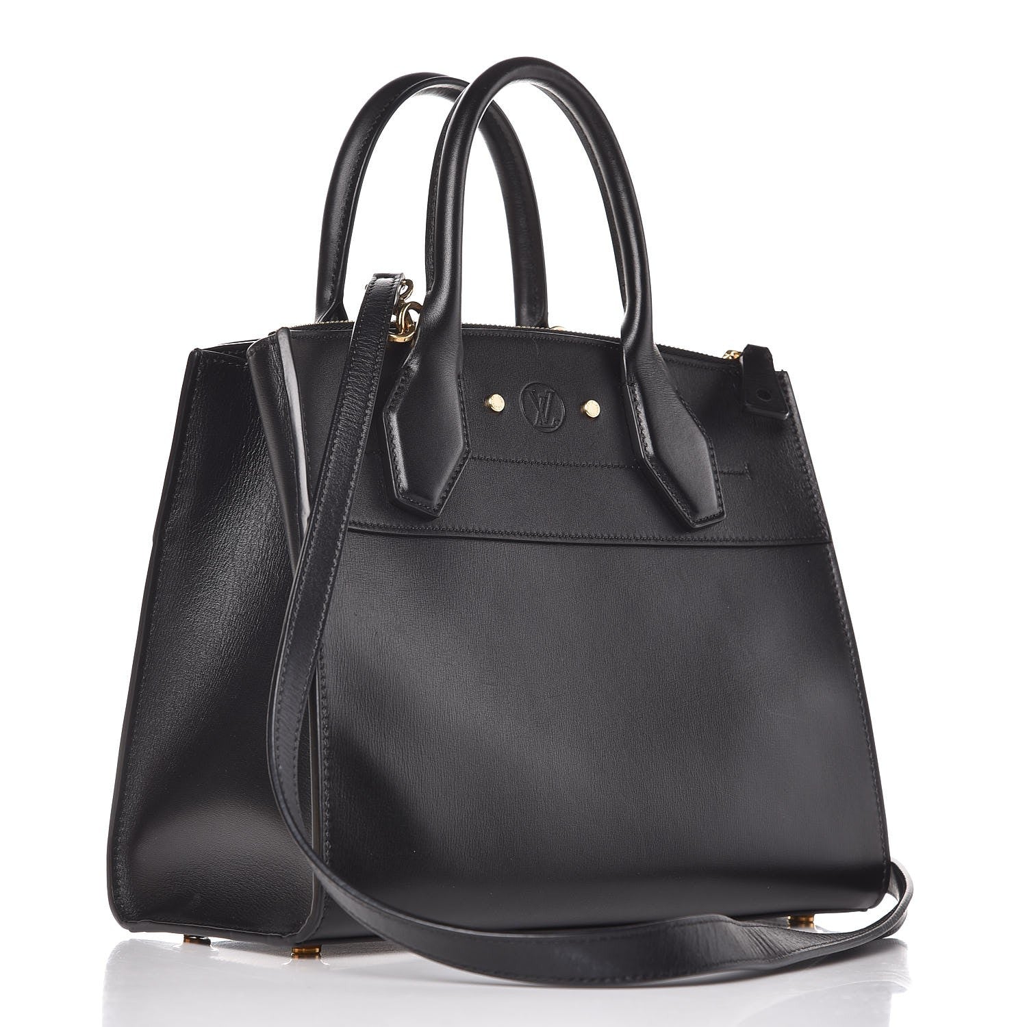 Louis Vuitton Taurillon City Steamer PM Black 4 of 9